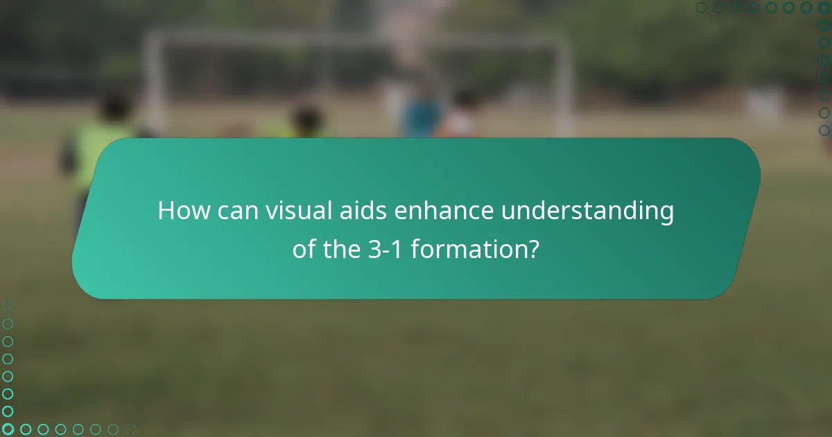 How can visual aids enhance understanding of the 3-1 formation?